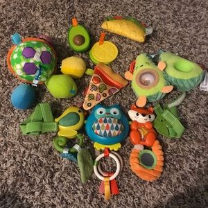 Baby hanging toy lot